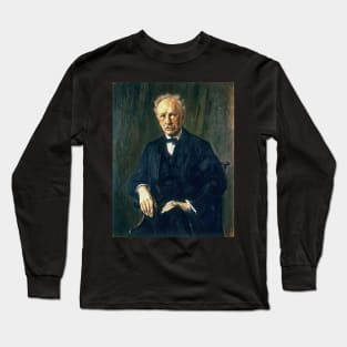 portrait of richard strauss 1918 - Max Liebermann Long Sleeve T-Shirt